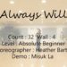 Always Will
