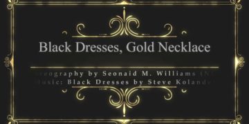 Black Dresses, Gold Necklace
