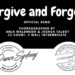 Forgive and Forget